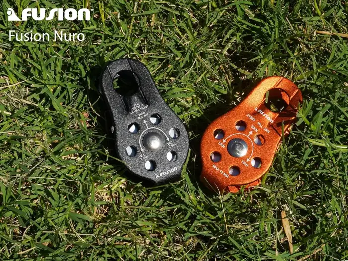 Fusion Climb Nuro Fixed Side Aluminum Pulley Orange 20KN (FP-8149-ORG) - 8149