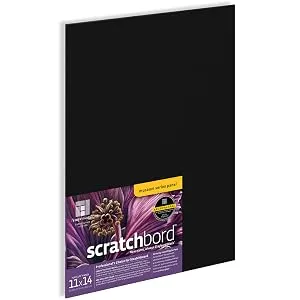 Ampersand Scratchbord 5 in. x 5 in. pack of 3 - Scratchbord