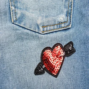 AXEN 60PCS Embroidered Iron On Patches DIY Accessories, Random Assorted Decorative Patches, Cute Sewing Applique for Jackets, Hats, Backpacks, Jeans, 60 Pieces Package 60PCS Random - product information 3