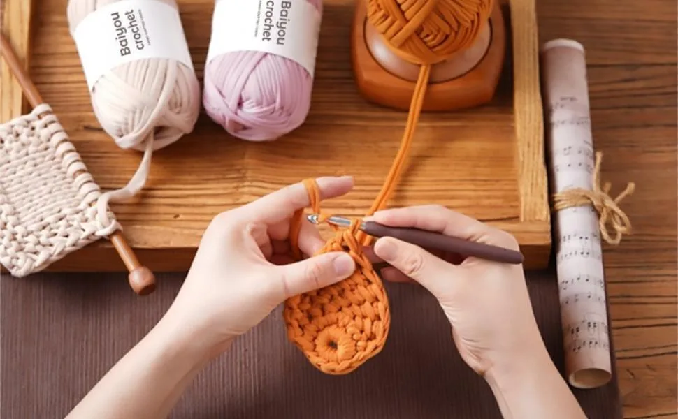 Cute Dinosaur Crochet Kit for Beginners, Beginner Crochet Starter Pack Kit for Complete Beginners Adults, Crocheting Knitting Kit - product information 3