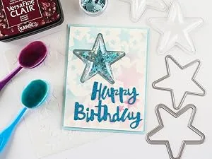 BAOFALI 20Pcs Rectangle Dimensional Shaker Sizes 3" x1-3/4 Diameter for Card Making Cards,Plastic Clear Puffy Shaker Covers Shaker Window Blister Paper Crafting Card Making Arts Projects Crafts - 3D Dimensional Shaker Domes Set for Shaker Cards Making Clear Puffy Shaker Covers