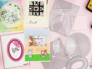 BAOFALI 20Pcs Rectangle Dimensional Shaker Sizes 3" x1-3/4 Diameter for Card Making Cards,Plastic Clear Puffy Shaker Covers Shaker Window Blister Paper Crafting Card Making Arts Projects Crafts - Adhesive Shaker Pouches for Shaker Card Bottle Easter egg Stars Christmas Trees TV