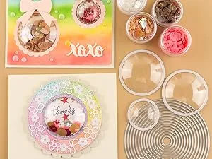 BAOFALI 20Pcs Rectangle Dimensional Shaker Sizes 3" x1-3/4 Diameter for Card Making Cards,Plastic Clear Puffy Shaker Covers Shaker Window Blister Paper Crafting Card Making Arts Projects Crafts - Dimensional Shaker Domes; Plastic Clear Puffy Shaker Covers; Shaker Window Blister
