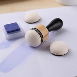 Embossing Powder Tool Mini Ink Paints Mixing Blending Tool Paint Applicatorapplicator for Paint Brush Decoration Glitter Powder ,DIY Scrapbooking Paper Cards MakingMaking Embossing Painting Rendering - crafting tools project foam paper crafting tools sponge painting design set