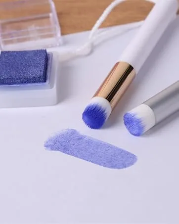 Embossing Powder Tool Mini Ink Paints Mixing Blending Tool Paint Applicatorapplicator for Paint Brush Decoration Glitter Powder ,DIY Scrapbooking Paper Cards MakingMaking Embossing Painting Rendering - Mini Blending Brushes Sets