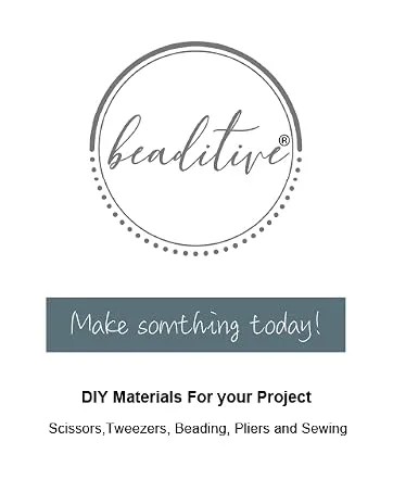 Beaditive Sewing and Embroidery Scissors Set (2 Pc.) Curved and Straight, Sharp, Stainless-Steel Design | Precision Tips, Ergonomic Rubber Handle Grip | Small, Compact DIY Use (Extra Sharp) - beaditive