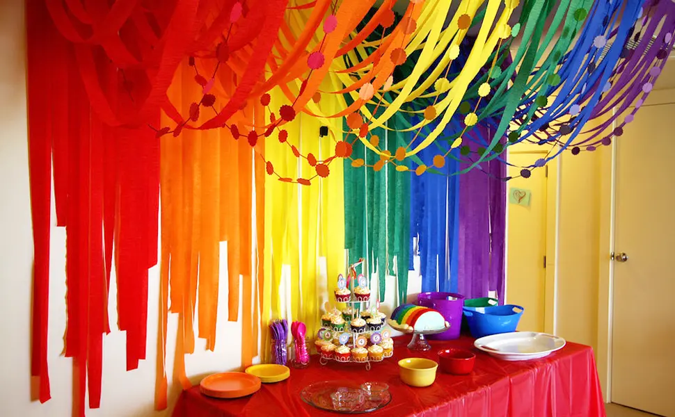 Coceca 12 Rolls Streamers Crepe Paper in 6 Colors for Rainbow Party Wedding Birthday Ceremony Festivals Decoration - Coceca