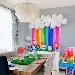 Coceca 12 Rolls Streamers Crepe Paper in 6 Colors for Rainbow Party Wedding Birthday Ceremony Festivals Decoration - Coceca