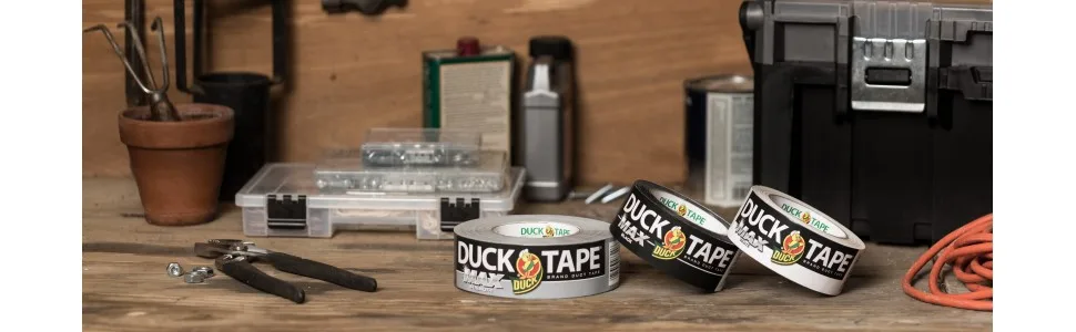 Duck Brand Max Strength Duct Tape, Black, 1-Roll Pack, 1.88 Inch x 35 Yards, 240867 Black 1-Pack Tape - Duck Max Strength Duct Tape