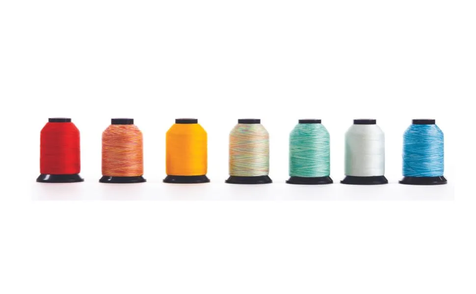 Finesse Thread Variegated Colors | 100% Polyester, 3ply, 50wt, Variegated Thread | 1500yds Stackable Thread Cones | 100% Polyester Thread for Quilting and Sewing (Pastels) - Quilting Thread