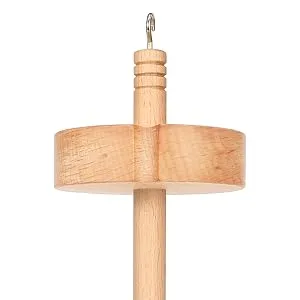 Finetoknow Drop Spindle Top Whorl Yarn Spin Hand Carved Wooden Tool for Beginners - spinning wheel for yarn making