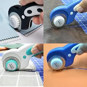 HEADLEY TOOLS 45mm Rotary Cutter Blades 15 Pack Fits Olfa, Fiskars, Replacement Rotary Blade for Arts Crafts Quilting Scrapbooking Sewing, Sharp and Durable 45mm 15pcs - product information 4