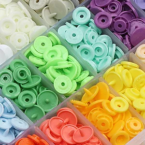 408 Sets Plastic Snap Buttons, No-Sew T5 Snaps with Organizer Storage Case for Bibs Diapers Crafts by ilauke - product information 4