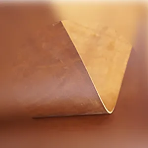 Bourbon Brown Tooling Leather Square 2.0mm Thick Finished Full Grain Cow Hide Leather Crafts Tooling Sewing Hobby Workshop Crafting Leather Bourbon Brown 10"X10" - Leather Properties