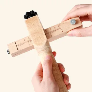 Jovitec Leather Craftool Strap Cutter, Strip and Strap Leather DIY Hand Cutting Tool Adjustable with Blades - product information 4