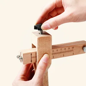 Jovitec Leather Craftool Strap Cutter, Strip and Strap Leather DIY Hand Cutting Tool Adjustable with Blades - product information 5