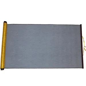 MasterChinese 14x28 Inches Large NO Grid Blank Water Writing Drawing Embroidered Cloth - with Instruction - Brown Frame - magic cloth draw writing with water cloth buddha board scribbled children