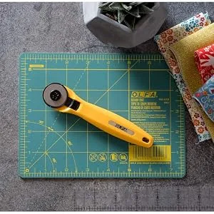 OLFA 28mm Quick-Change Rotary Cutter (RTY-1/C) - Rotary Fabric Cutter w/ Blade Cover for Quilting, Sewing, Crafts, Replacement Blade: OLFA RB28-2 - product information 6