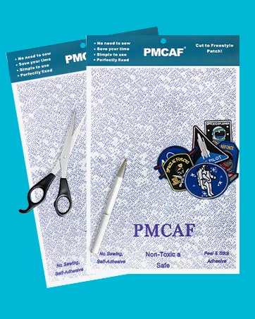 Double-Sided Patch Adhesive, Boy Scout Patch Adhesive Cut to Fit Freestyle Patch Adhesive Kit (2 Pack) - Badge Magic Boy Scout