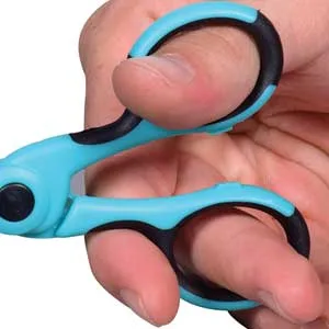 SINGER 00557 4-1/2-Inch ProSeries Detail Scissors with Nano Tip, Teal - Ergonomic Handles