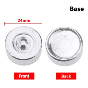 SKYZONAL DIY Leather Craft 11pcs Craft Tool Die Punch Snap kit Rivet Setter with Base for Punch Hole and Install Rivet Button - product information 4