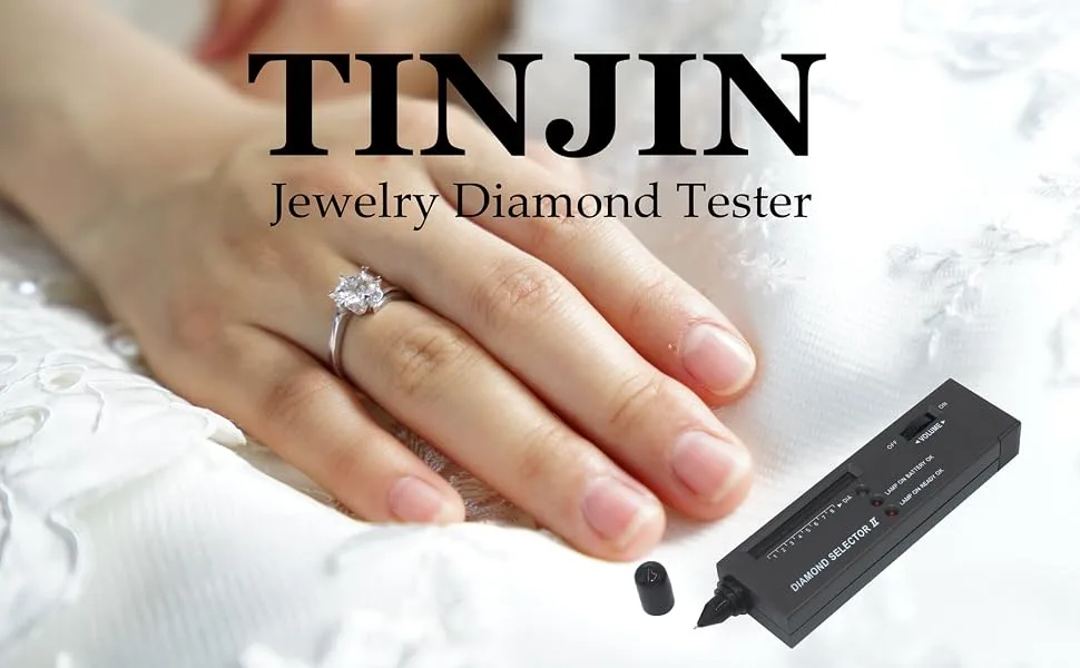 TANJIN Upgraded Diamond Tester Pen, High Accuracy Jewelry Diamond Teste Portable Electronic Diamond Tester Tool for Jewelry Jade Ruby Stone - product information 1