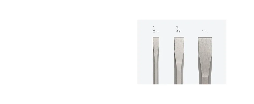 TEKTON 1/2 Inch Long Cold Chisel | Made in USA | 66205 1/2 in. - precise cutting edge