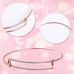 UPINS 60 Pcs Expandable Bangle Bracelets Adjustable Wire Bracelets 4 Colors - Bangle Bracelets