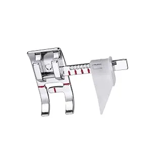 Windman Sewing Hemming Set Includes 3Pcs Wide Hem Foot,3Pcs Narrow Rolled Hem Presser Feet,Bias Tape Binder Foot and Adjustable Guide Presser Foot for Brother Singer Janome Low Shank Sewing Machine - Adj Guide