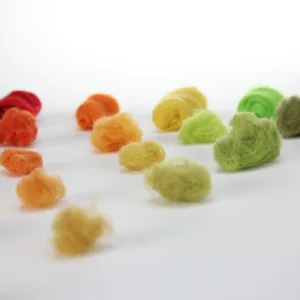 Woolbuddy Needle Felting Wool, Natural Handmade Wool Roving, 6 Vibrant Colors with Instructions (Wool Bag Summer) - product information 25