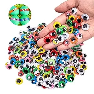 1620pcs Googly Wiggle Eyes Self Adhesive, for Craft Sticker Eyes Multi Colors and Sizes for DIY by ZZYI - craft googly eyes