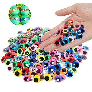 1700pcs Googly Wiggle Eyes Self Adhesive, for Craft Sticker Eyes Multi Colors and Sizes for DIY by ZZYI - googly eyes