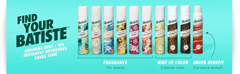 Batiste Dry Shampoo Original 162g/5.71 oz. - Find your Batiste