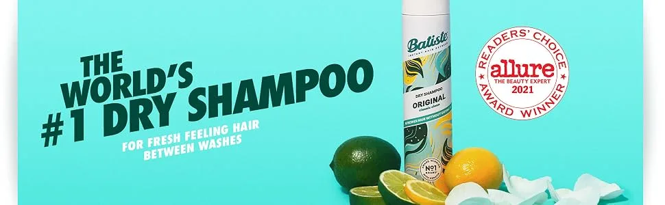 Batiste Dry Shampoo Original 162g/5.71 oz. - Refresh your hair no water required!