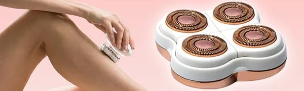 Replacement Head for Finishing Touch Flawless Legs Hair Remover for Women, Rose Gold - Replacement Head for Finishing Touch Flawless Legs Shaver