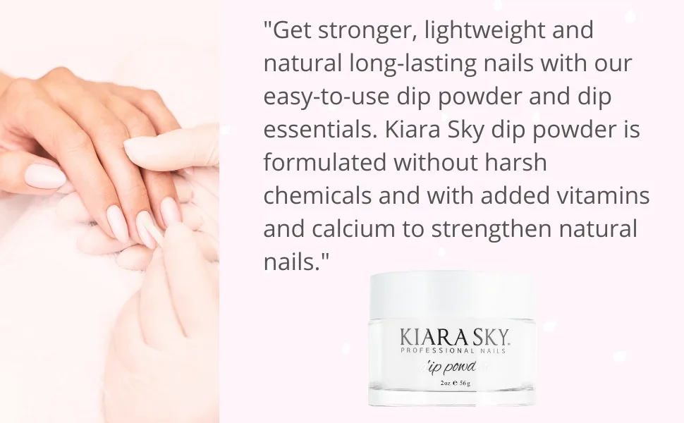 Kiara Sky Dip Powder - Sterling - D489 - Clear 2 oz definition