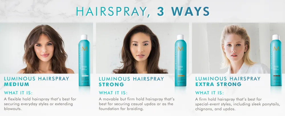 Moroccanoil Luminous Hairspray Medium 2.3 Fl. Oz - product information 2