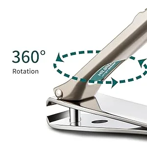 MR.GREEN Nail Clippers Curved Blades Fingernail Cut Nippers Manicure Scissors Stainless Steel Pedicure Tools (Medium) - 1113-300-2