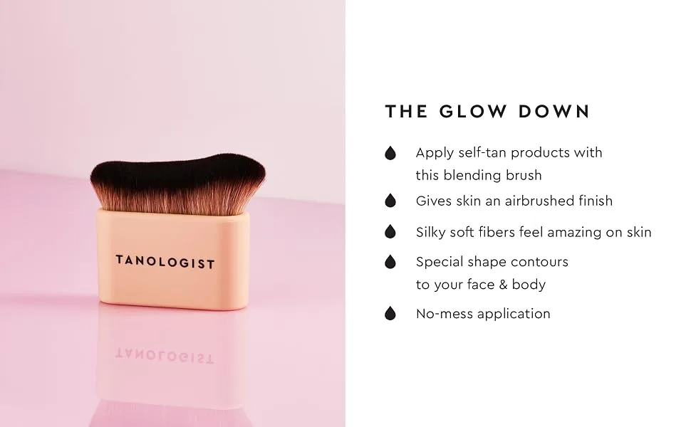 Tanologist Blending Brush for Self Tan - Vegan Body Brush for Flawless Self Tanner Application, 1 Count - tanologist