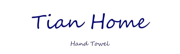 Tian Home Ultra Absorbent & Soft Cotton Hand Towels(4-Pack,14x29inch) for Bath, Hand, Face, Gym and Spa - hand towels