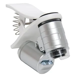 Hydrofarm Active Eye AEM60C Universal Phone 60x with clamp Microscope, White - product information 1