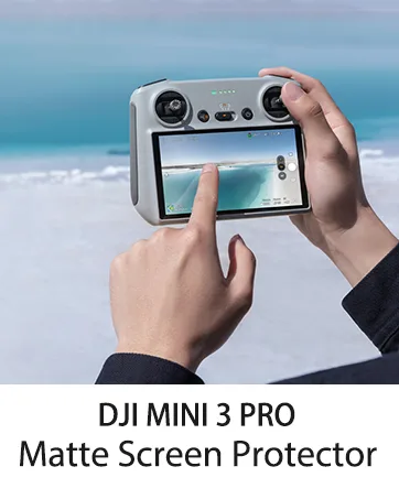 2 Pack Ambison DJI Mini 3 Pro Matte Glass Screen Protector, Anti-Glare & Frigerprint & Scratch/Smooth as Silk/Easy Installation/HD Clear Compatible with DJI Mini 3 Pro RC Remote Controller Accessories - matte screen protector DJI
