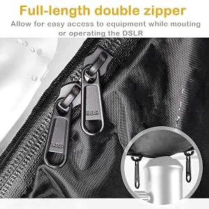 Professional Camera Rain Cover, Rain-Waterproof Camera Protector Cover for Canon Nikon Sony DSLR Mirrorless Cameras, 18.313.8inch - camera rain cover