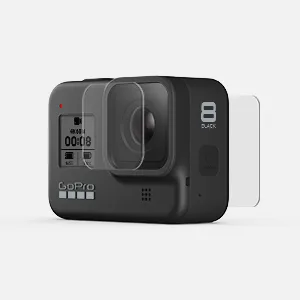 GoPro Tempered Glass Lens + Screen Protectors (HERO8 Black) - Official GoPro Accessory - tempered glass