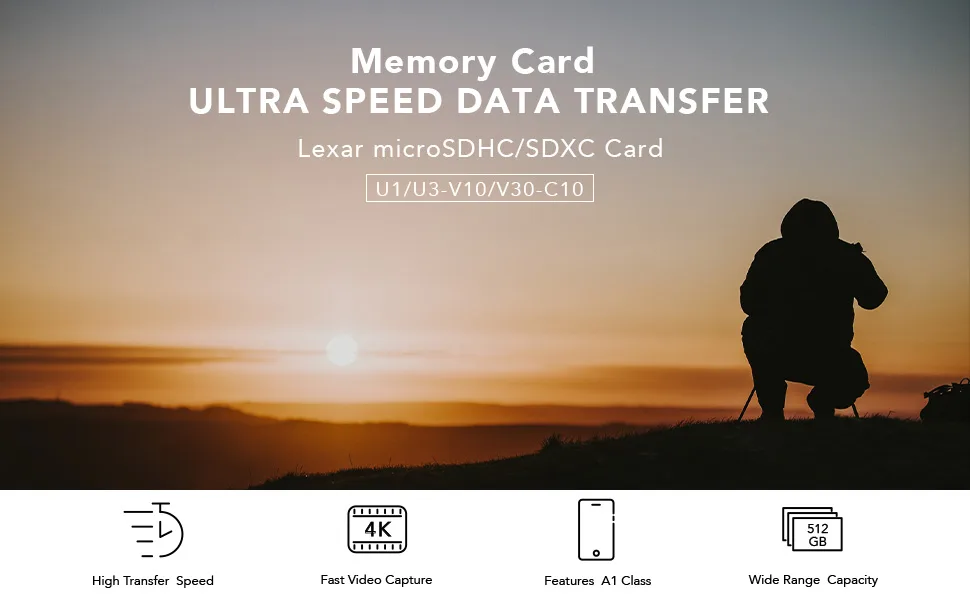 Lexar 128GB Micro SD Card, microSDXC UHS-I Flash Memory Card with Adapter - Up to 100MB/s, A1, U3, Class10, V30, High Speed TF Card - lexar micro sd card