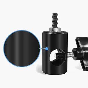 LimoStudio 2 Pack Rapid Adapter Converter 5/8" Stud to 17mm Long 1/4" Thread Camera Mount Bracket Multi Functional Mount Adapter for Light Stand Tip Boom Arm, Photography Photo Studio, AGG3140 2PACK - AGG1899_Metal Bracket Adapter