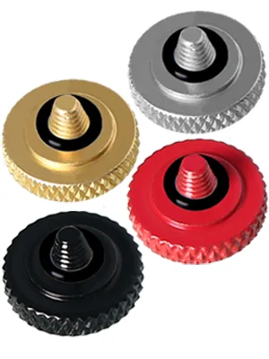 Camera Shutter Button, Upscale and Delicate Soft Shutter Release Button (3 Pack) red silver black - different color