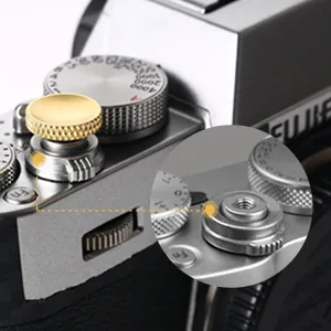 Camera Shutter Button, Upscale and Delicate Soft Shutter Release Button (3 Pack) red silver black - Show details
