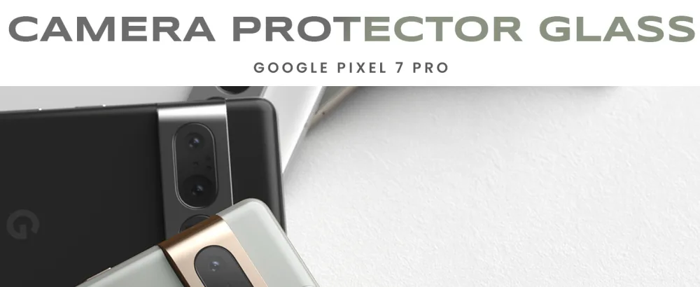 Ringke Camera Glass 3 Pack/Multi-Layer Protection Compatible with Google Pixel 7 Pro Camera Lens Protector, Tempered Glass Camera Cover - Ringke CAMERA PROTECTOR GLASS compatible with Pixel 7 Pro