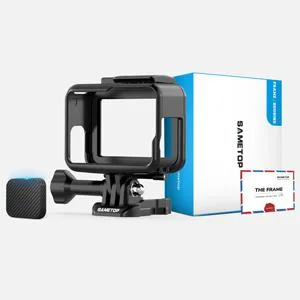 Sametop Frame Mount Housing Case Compatible with GoPro Hero 7 Black, 7 Silver, 7 White, Hero 6 Black, Hero 5 Black, Hero (2018) Cameras - gopro frame hero 7